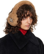 Max Mara Beige Muffy Ear Warmers