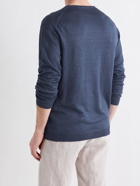 ANDERSON & SHEPPARD - Linen Sweater - Blue