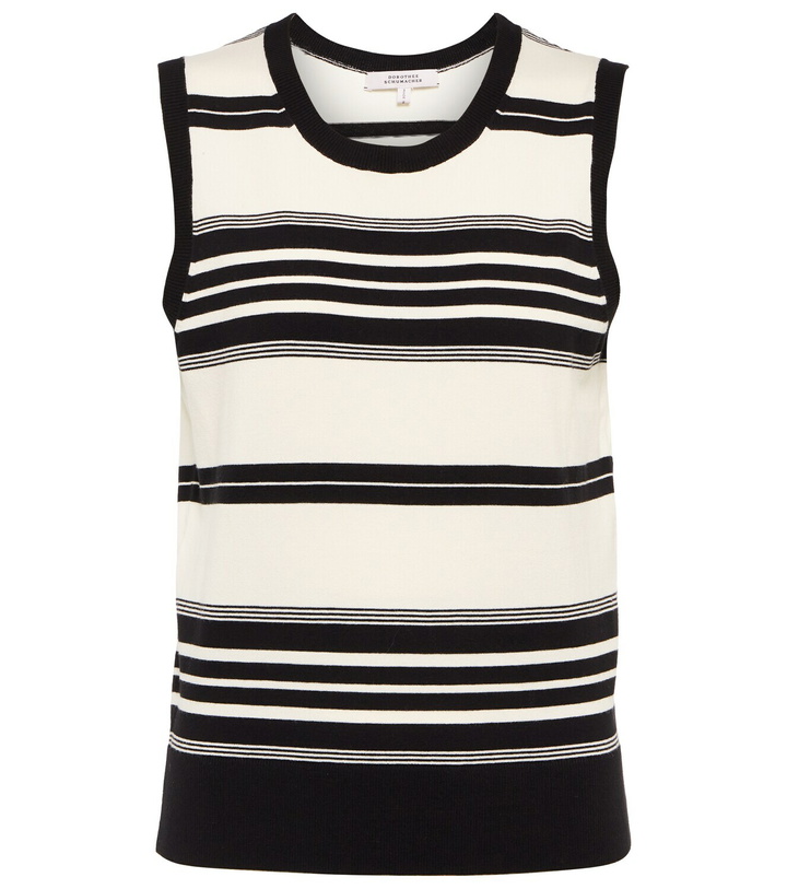 Photo: Dorothee Schumacher - Striped cotton-blend vest