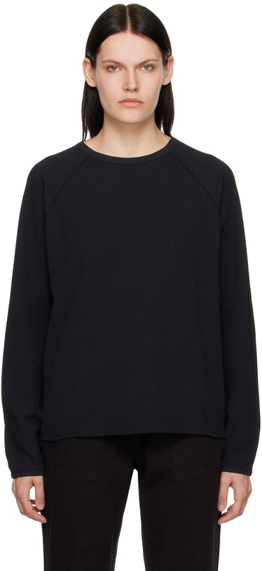 Photo: Goldwin Black Thermal Long Sleeve T-Shirt