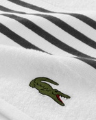 Lacoste Lcourtli Bath Towel 70 C Mx140 Cm White Bathing/Home Deco