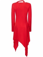 STELLA MCCARTNEY - Asymmetric Viscose Mini Dress