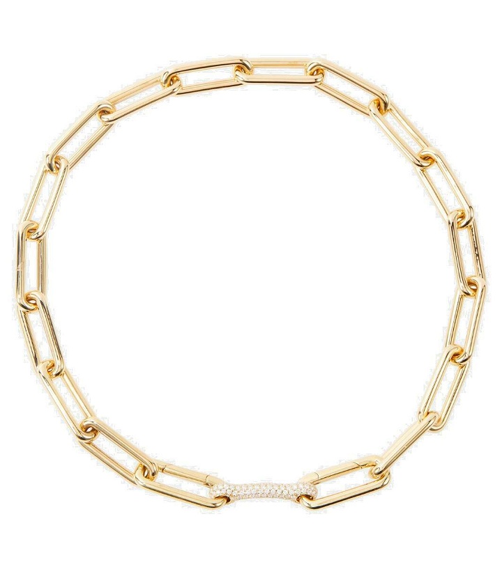 Photo: Robinson Pelham Identity 18kt gold chain necklace with diamonds