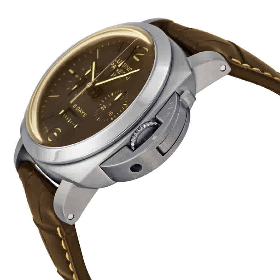 Panerai Luminor 1950 8 Days Chrono Monopulsante GMT Mens Watch PAM00311