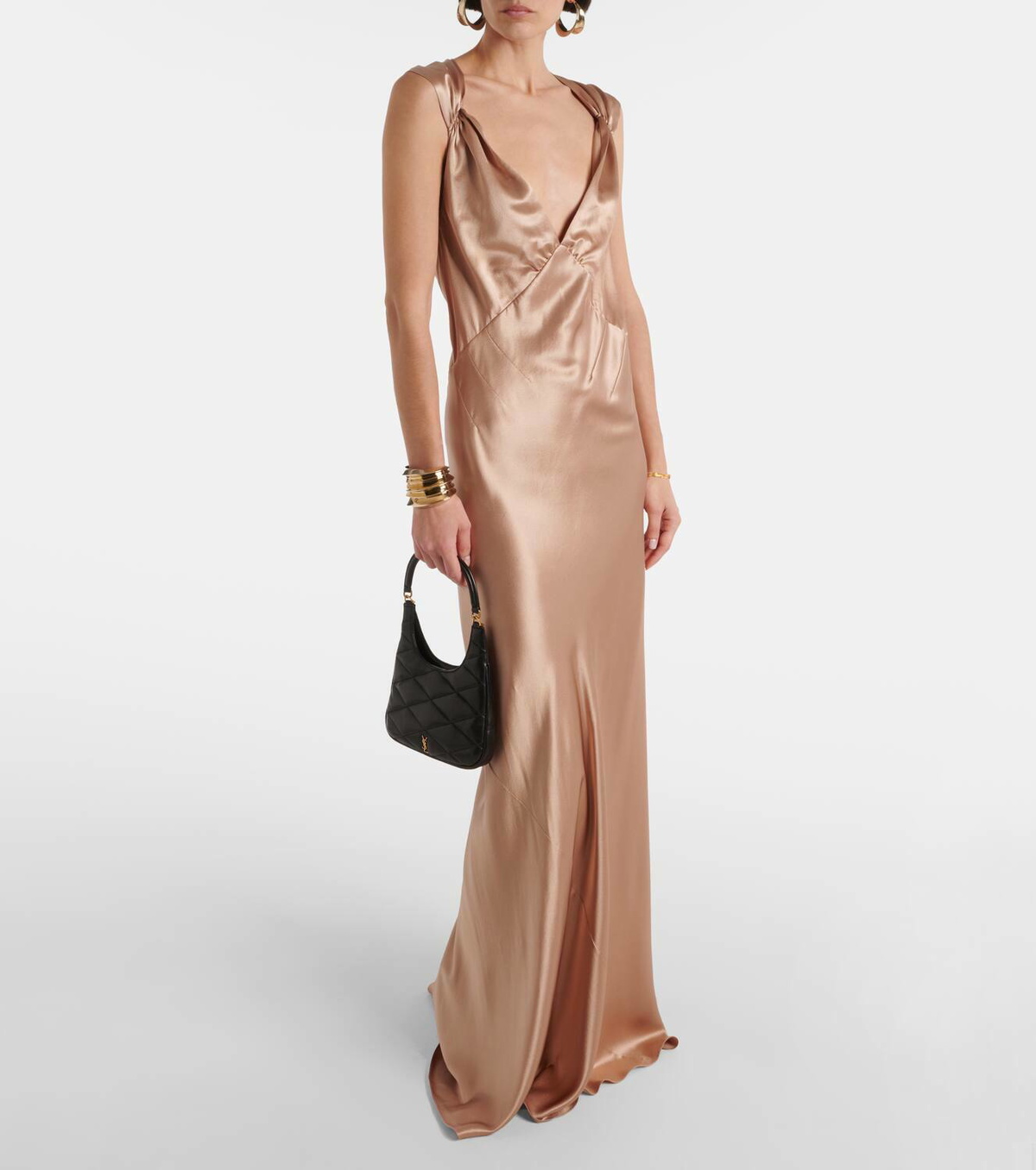 Saint Laurent Silk satin maxi dress Saint Laurent Saint Laurent Silk satin maxi dress Saint Laurent