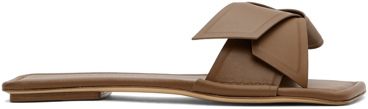 Photo: Acne Studios Brown Musubi Leather Sandals