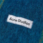 Acne Studios Men's Vally Solid Scarf in Turquoise Blue