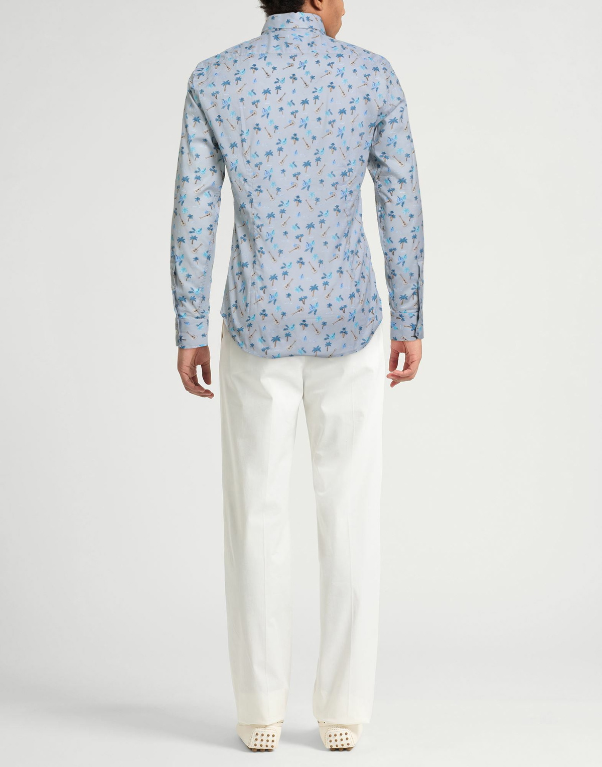 Fedeli Mens Shirt in Grey