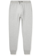 Mr P. - Tapered Pintucked Wool and Cashmere-Blend Sweatpants - Gray