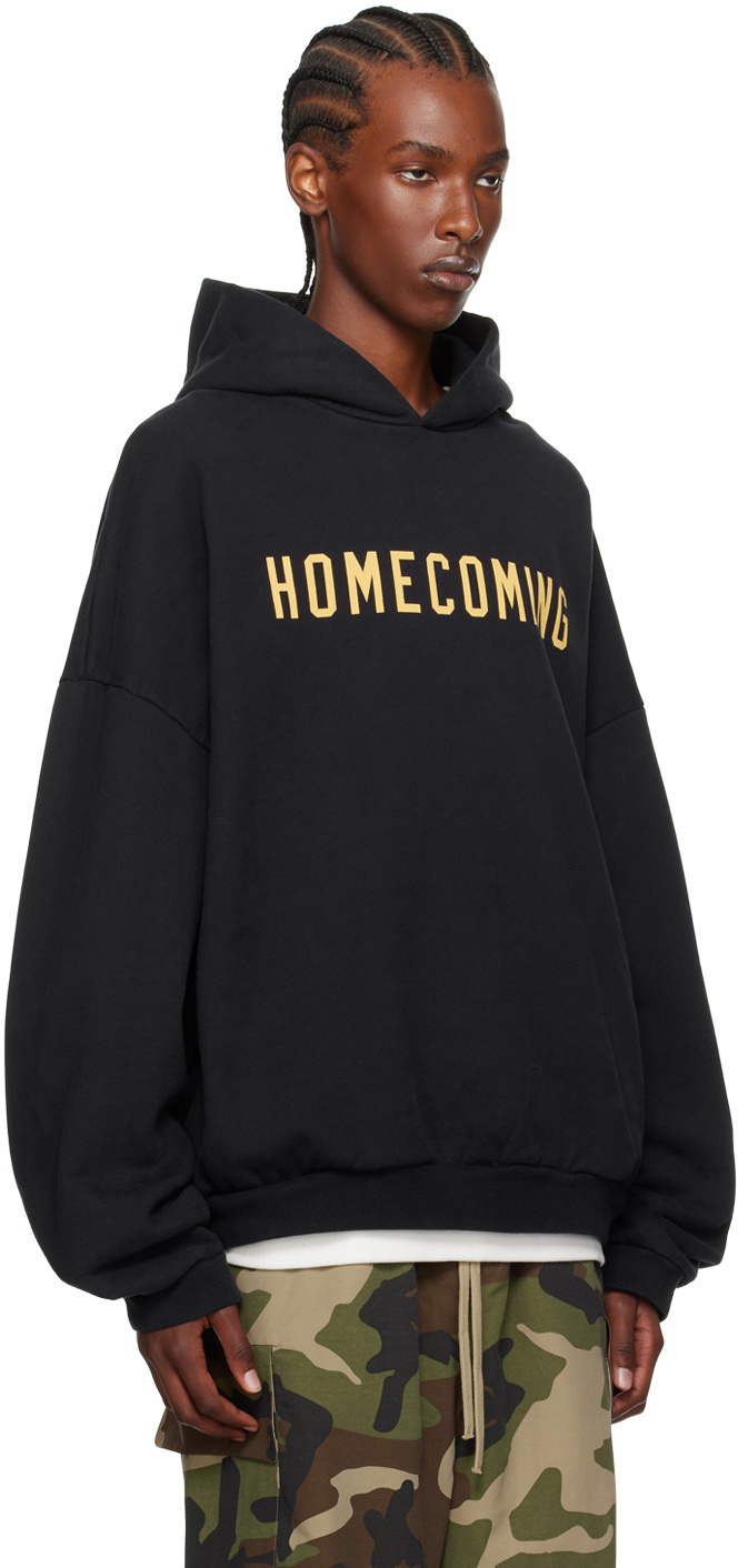 Fear of God ESSENTIALS Black Heavyweight Hoodie