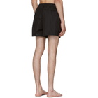 Acne Studios Black Perry Face Swim Shorts