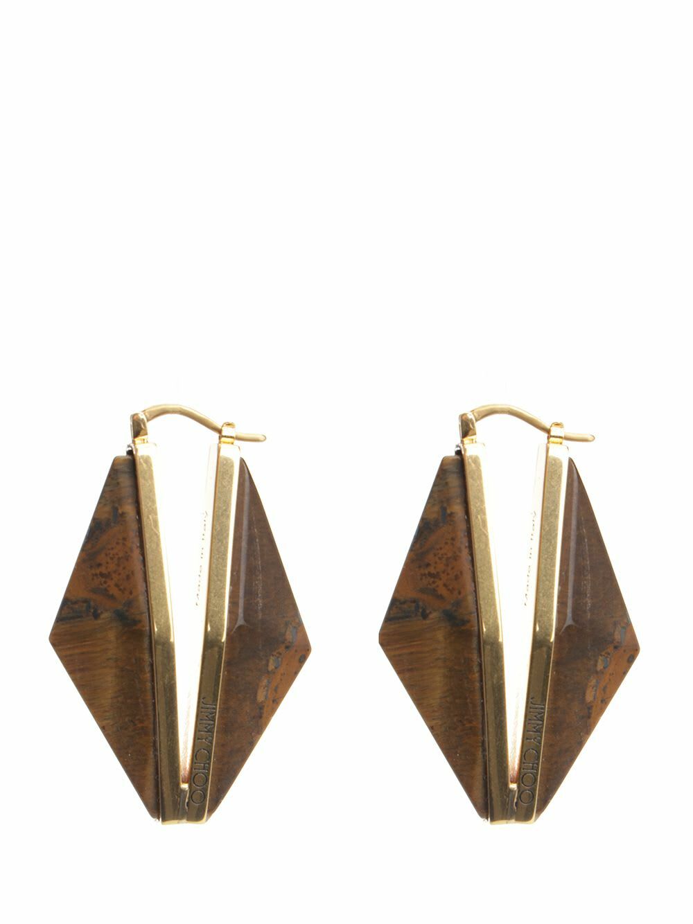 【Jimmy Choo】JC Mini Studs Gold-Finish Metal JC Mini Stud Earrings | JC Mini Studs