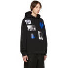 Raf Simons Black Patch Pictures Hoodie