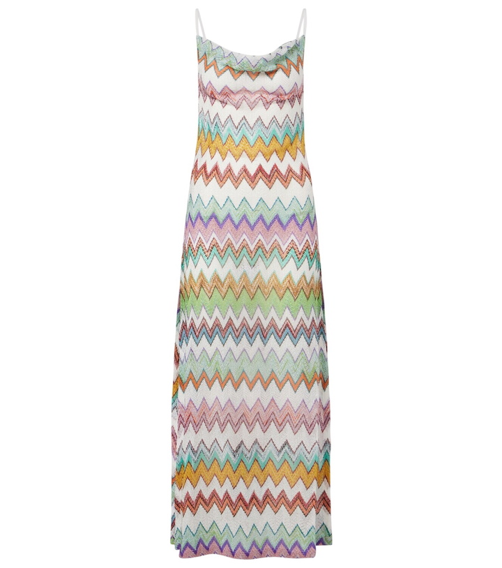 Missoni Zig Zag fringed maxi dress Missoni