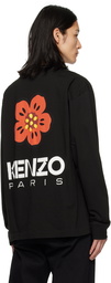 Kenzo Black Kenzo Paris Boke Flower Long Sleeve T-Shirt