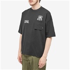 Neighborhood Men's SRL Sheltech Crew T-Shirt 2 in Black