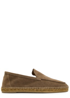 Castañer Nino T Suede Espadrille Loafers Brown