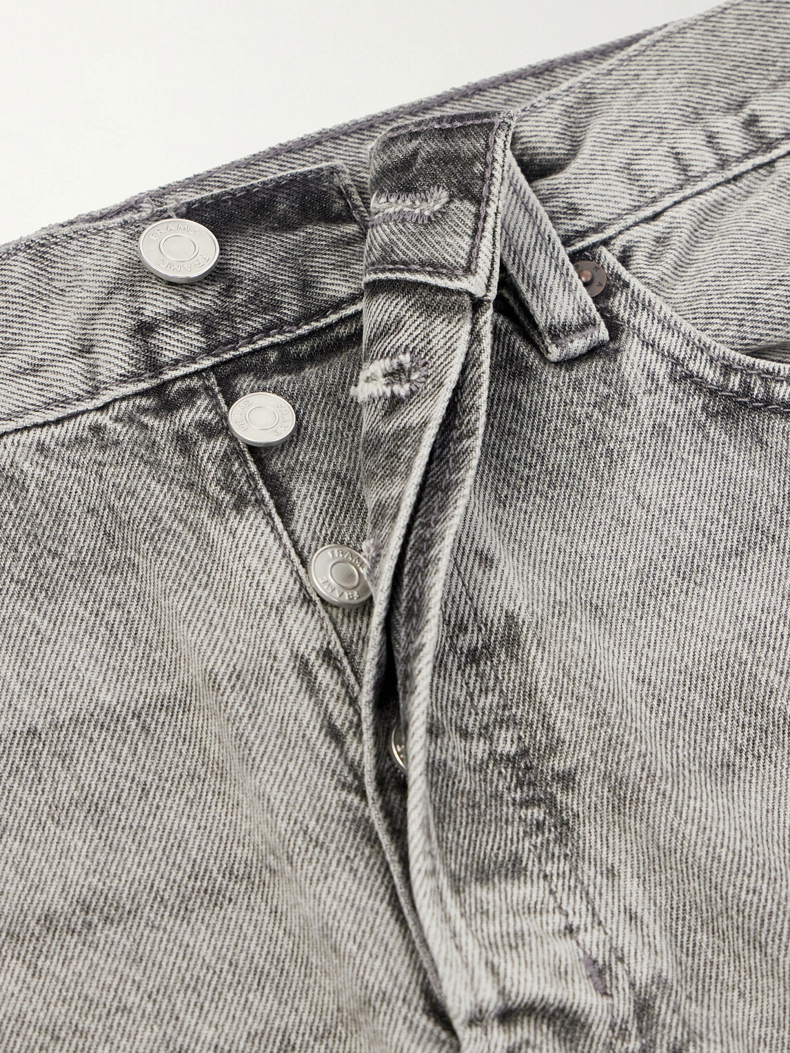 FRAME - Wide-Leg Jeans - Gray