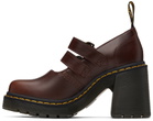 Dr. Martens Brown Eviee Mary Jane Heels