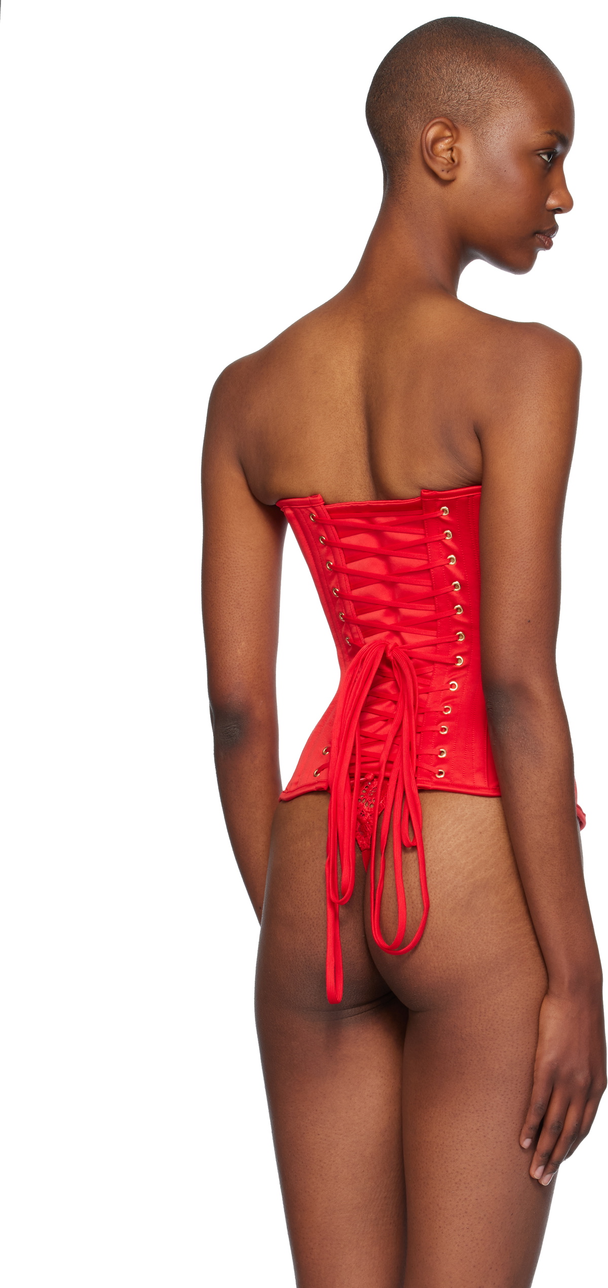 Agent Provocateur Red Scarlie Corset