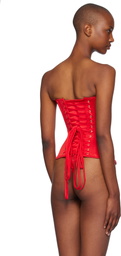 Agent Provocateur Red Scarlie Corset