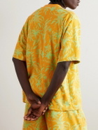 Marni - No Vacancy Inn Cotton-Blend Terry-Jacquard T-Shirt - Yellow