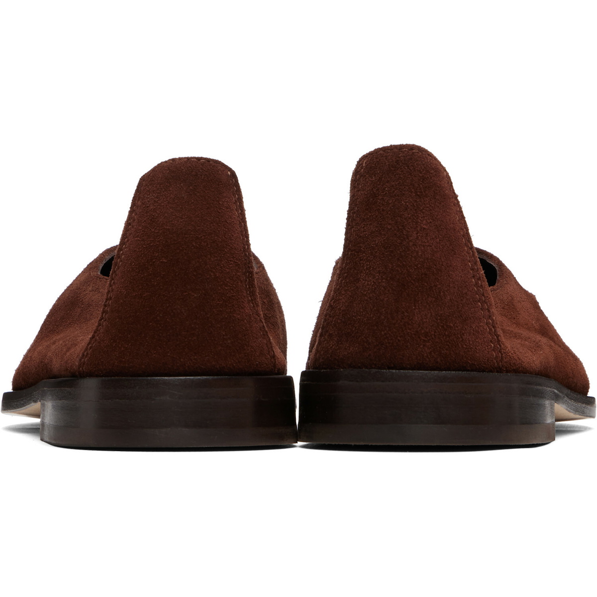 HEREU Brown Juliol W Calf Suede Loafers