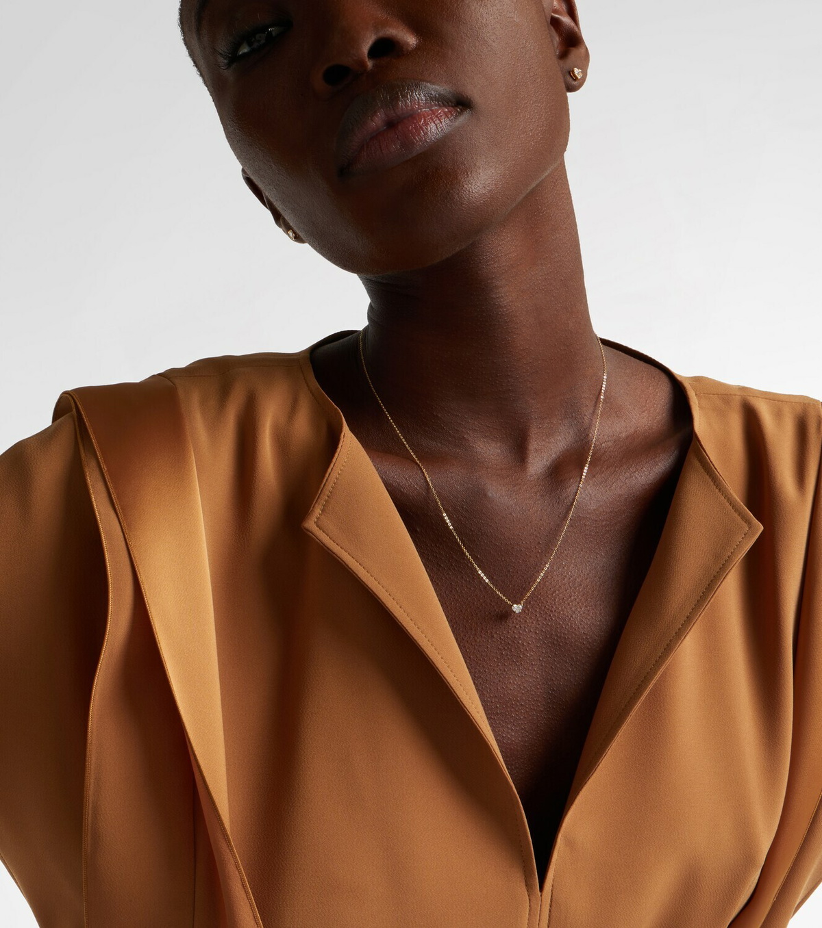 Anita Ko 18kt gold (750/1000) necklace with diamonds