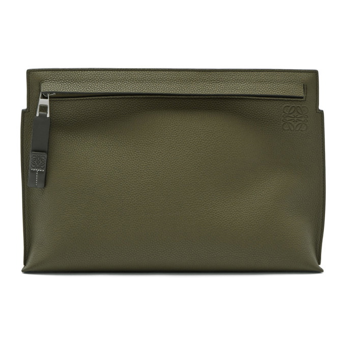 Photo: Loewe Green and Grey T Pouch