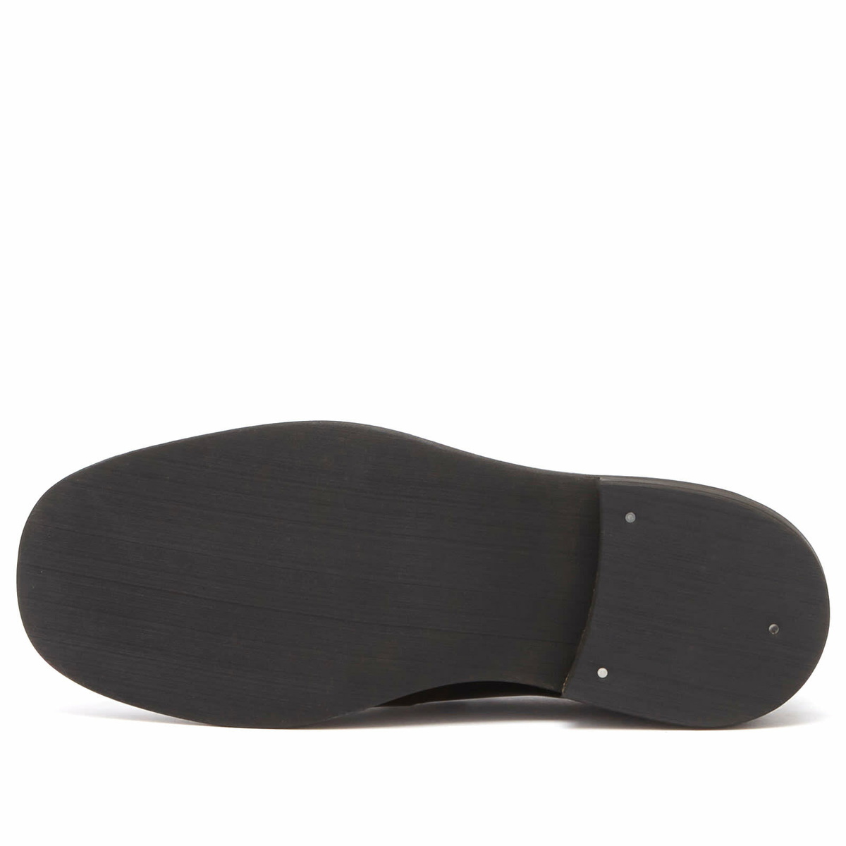 Our Legacy Men's Nakano Leather Shoe in Glazed Black Leather Our Legacy Men's Nakano Leather Shoe in Glazed Black Leather