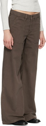 JEANERICA Brown Guell Trousers