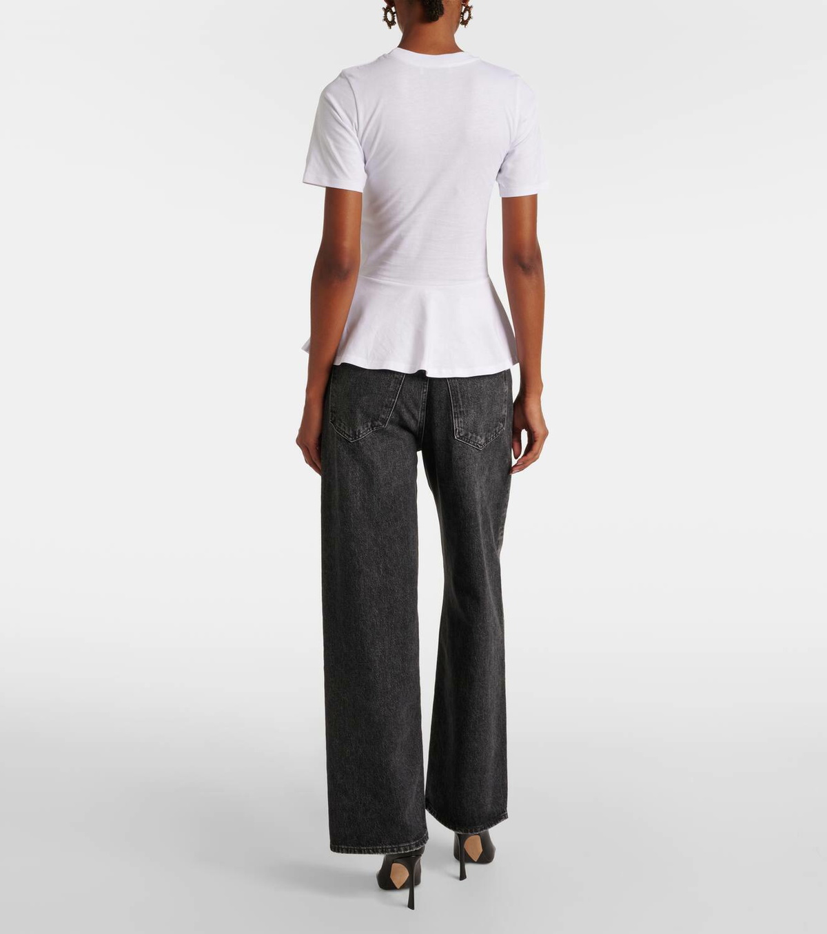 Nina Ricci>>ドレープ Tシャツ Nina Ricci Bow-detail jersey T-shirt Nina Ricci