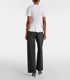 Nina Ricci Bow-detail jersey T-shirt
