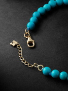 Mateo - Gold Turquoise Beaded Bracelet
