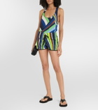 Pucci Printed racerback top