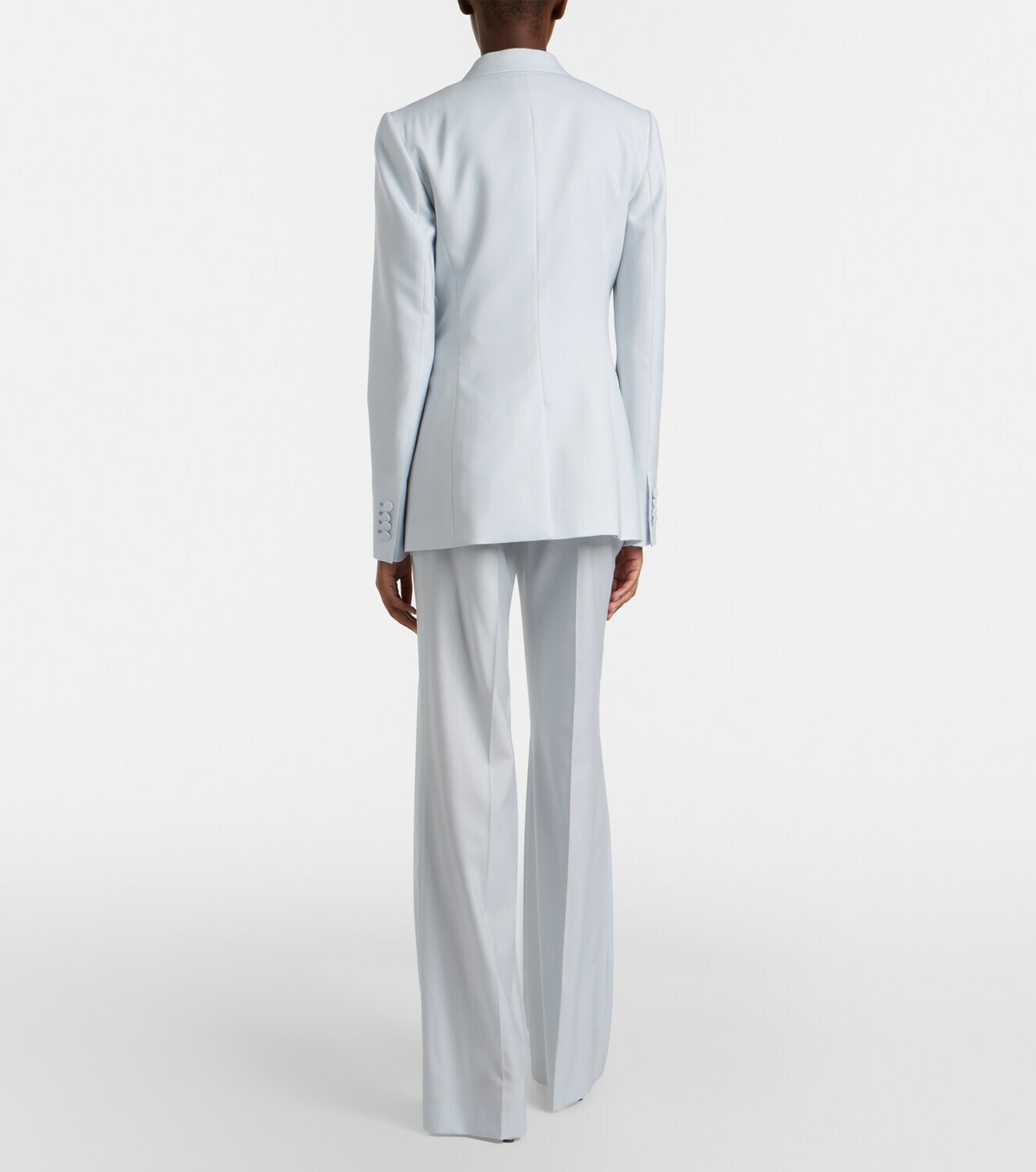 Gabriela Hearst Vesta wool and silk flared pants