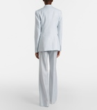 Gabriela Hearst Vesta wool and silk flared pants