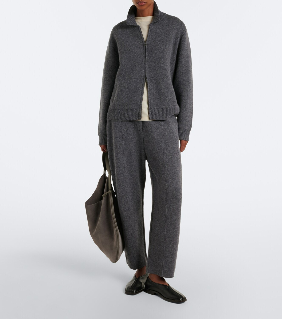 Lisa Yang Wrenda cashmere barrel-leg pants