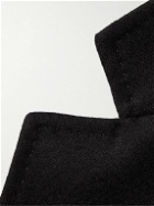Brioni - Unstructured Virgin Wool-Flannel Blazer - Black