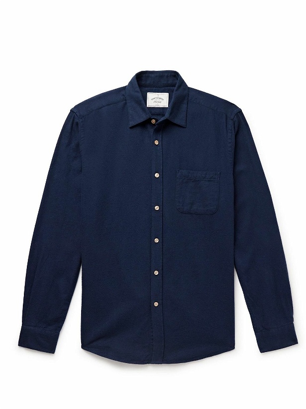 Photo: Portuguese Flannel - Teca Cotton-Flannel Shirt - Blue