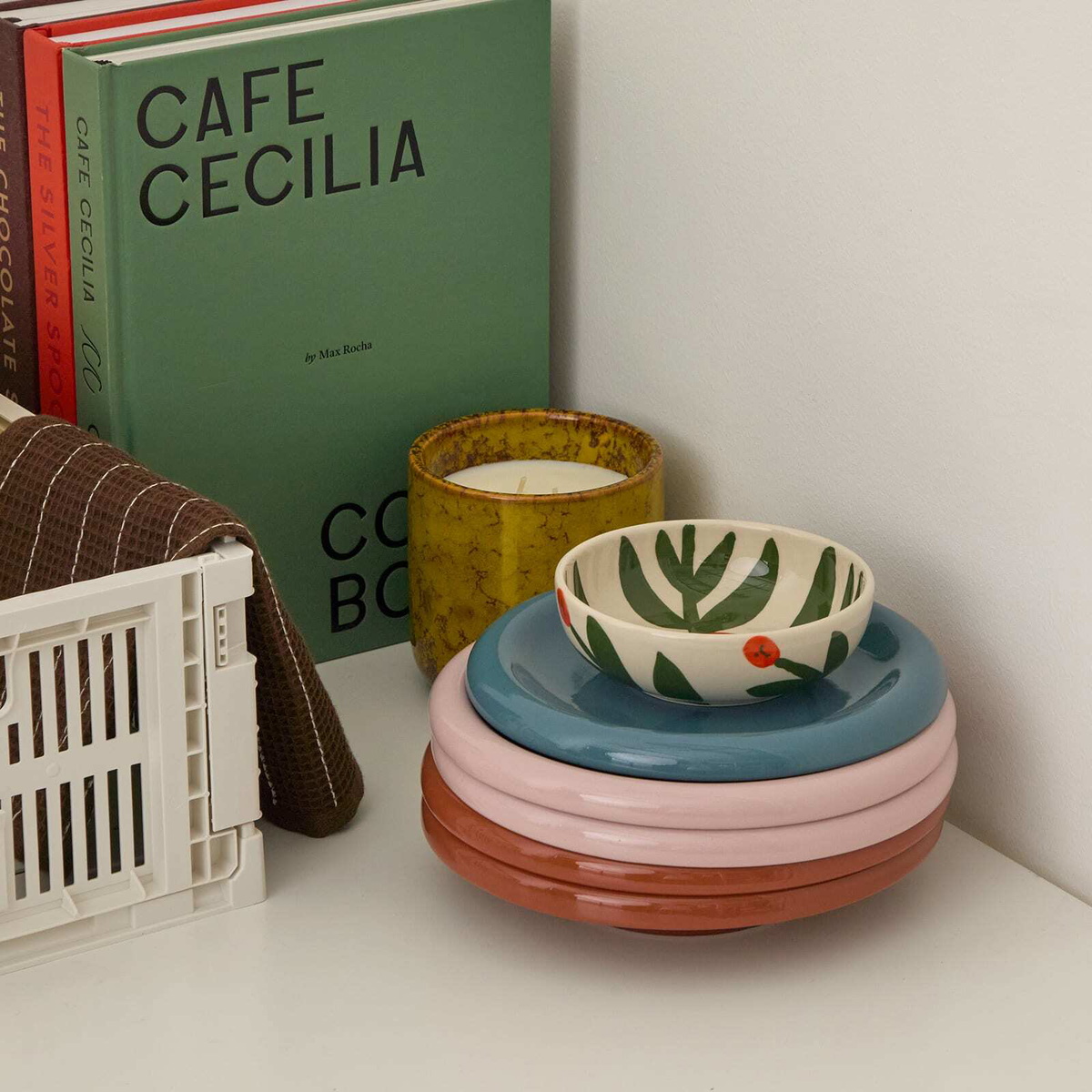 HAY x Emma Kohlmann La Pittura Bowl - Small in Pomelo Face Vine 