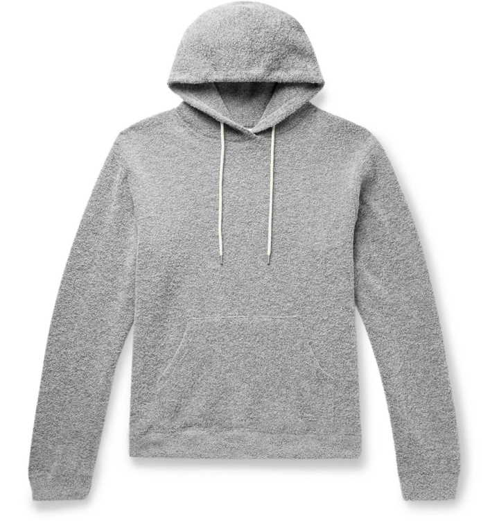 Photo: John Elliott - Beach Bouclé Hoodie - Gray