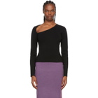 Victor Glemaud Black Slash Sweater