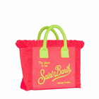 MC2 Saint Barth Colette Fuchsia Terry Handbag With Saint Barth Logo