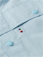 Moncler Grenoble - Nax Logo-Appliquéd Shell Shirt Jacket - Blue