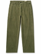 Portuguese Flannel - Straight-Leg Cotton-Corduroy Trousers - Green