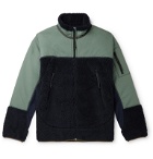 J.Crew - Panelled Fleece and Shell Jacket - Blue
