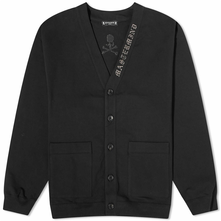Photo: Mastermind Japan Men's High Density Cotton Cordigan in Black