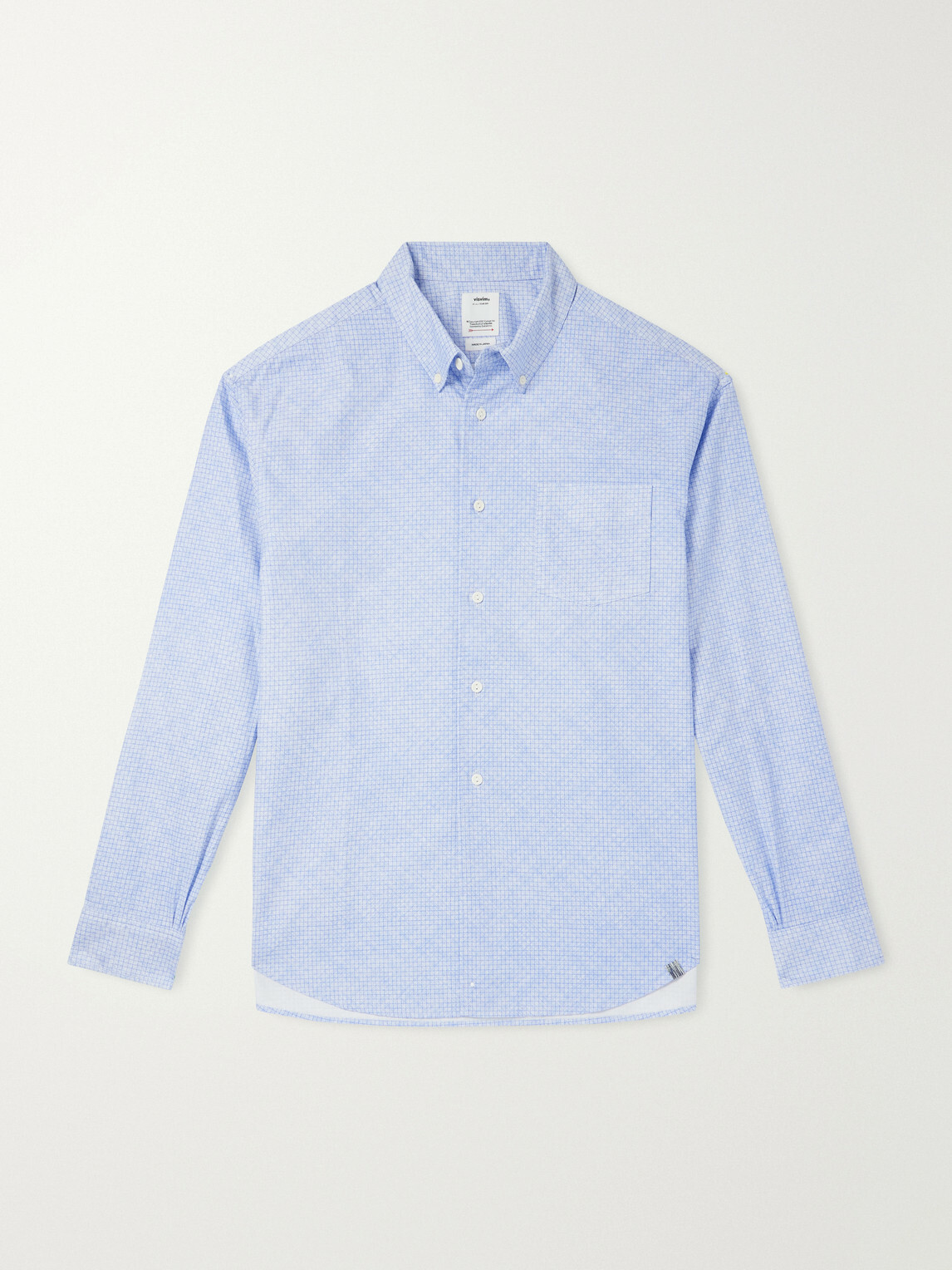 Visvim - Beiler Checked Cotton Oxford Shirt - Blue