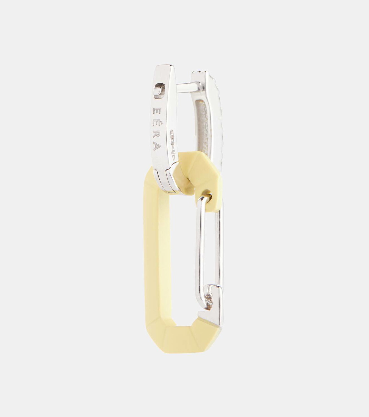 Eéra Chiara Small 18kt gold single earring with diamonds